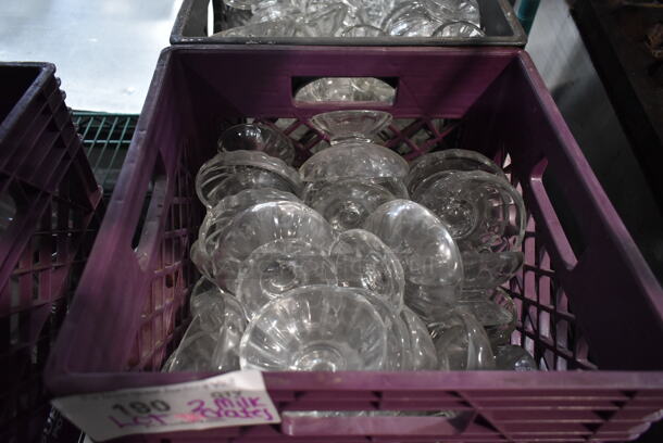 ALL ONE MONEY! Lot of 2 Bins of Dishes Including Dessert Cups - Image 4 of 5