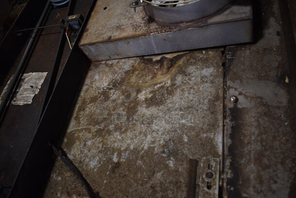 Baxter Stainless Steel Commercial Gas Powered Mini Rotating Rack Oven on Pan Rack w/ Commercial Casters.  - Image 5 of 6
