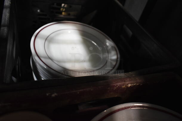 ALL ONE MONEY! Lot of 3 Bins of Dishes Including Plates and Bowls - Image 4 of 5