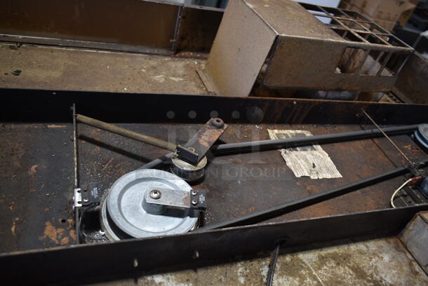 Baxter Stainless Steel Commercial Gas Powered Mini Rotating Rack Oven on Pan Rack w/ Commercial Casters.  - Image 6 of 6