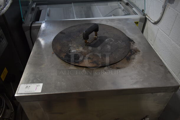 Stainless Steel Commercial Natural Gas Powered Tandoor / Tandoori Oven on Commercial Casters. - Image 2 of 4