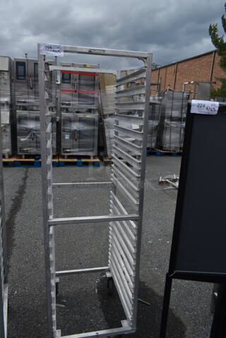 Metal Commercial Pan Transport Rack on Commercial Casters. 