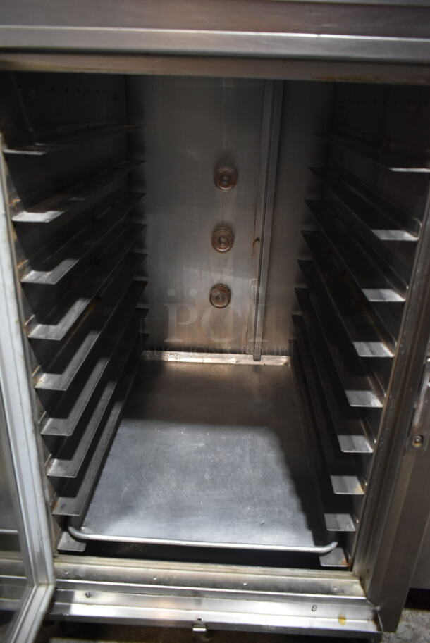 2017 Nu Vu PROW-18 Stainless Steel Commercial Electric Powered Oven Proofer on Commercial Casters. 208 Volts, 3 Phase.  - Image 6 of 7