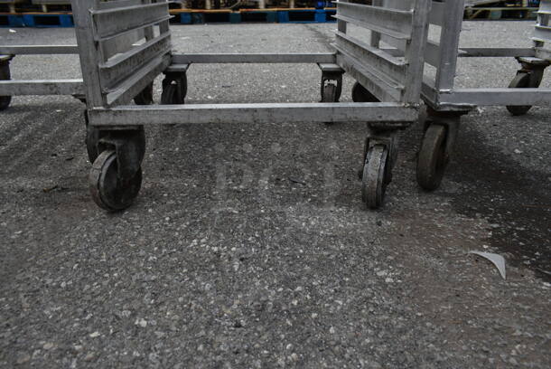Metal Commercial Pan Transport Rack on Commercial Casters.  - Image 3 of 3