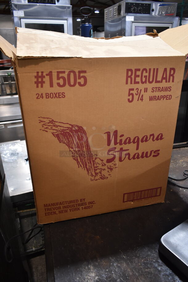 Case of 17 Boxes of Straws - Image 2 of 4