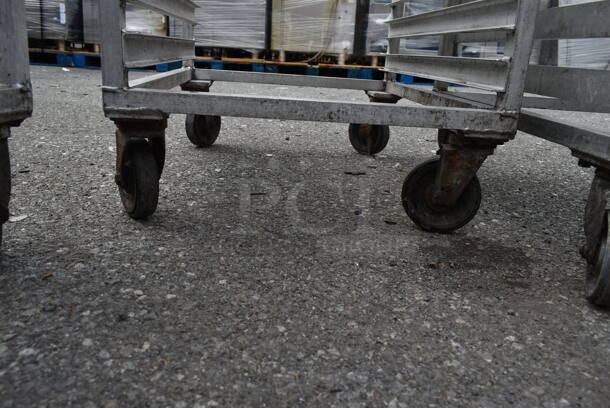 Metal Commercial Pan Transport Rack on Commercial Casters.  - Image 3 of 3