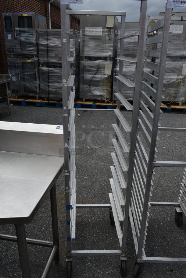 Channel ETPR-5E Metal Commercial Pan Transport Rack on Commercial Casters.  - Image 1 of 4