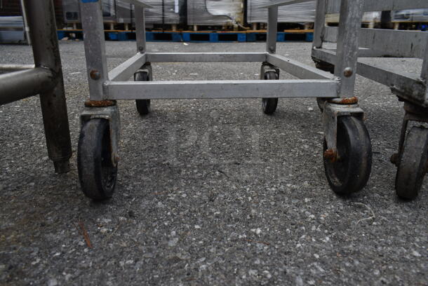 Channel ETPR-5E Metal Commercial Pan Transport Rack on Commercial Casters.  - Image 3 of 4