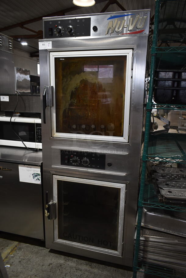 2017 Nu Vu UB-E5/5 Stainless Steel Commercial Floor Style Electric Powered Oven Proofer on Commercial Casters. 208 Volts, 3 Phase.  - Image 1 of 8