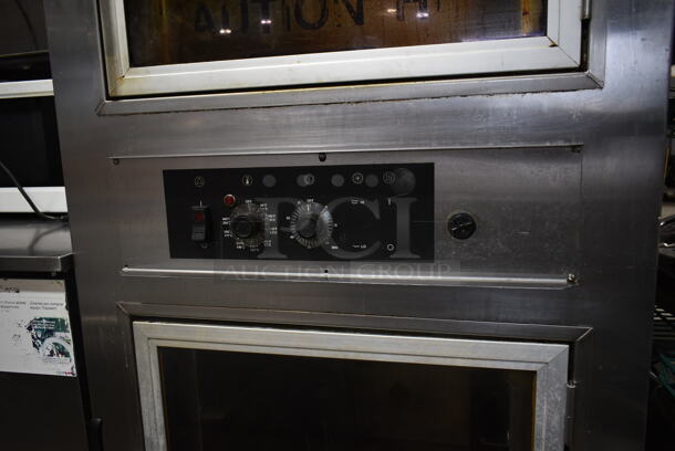 2017 Nu Vu UB-E5/5 Stainless Steel Commercial Floor Style Electric Powered Oven Proofer on Commercial Casters. 208 Volts, 3 Phase.  - Image 4 of 8
