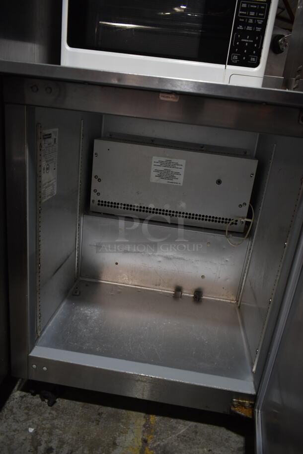 2017 Traulsen ULT27-R Stainless Steel Commercial Single Door Undercounter Cooler on Commercial Casters. 115 Volts, 1 Phase. Tested and Does Not Power On
 - Image 4 of 6