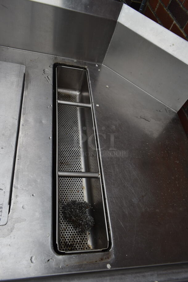 Stainless Steel Commercial Left Side Dirty Side Dishwasher Table w/ Handles and Spray Nozzle Attachment. Bays; 20x25, 20x22 - Image 9 of 12