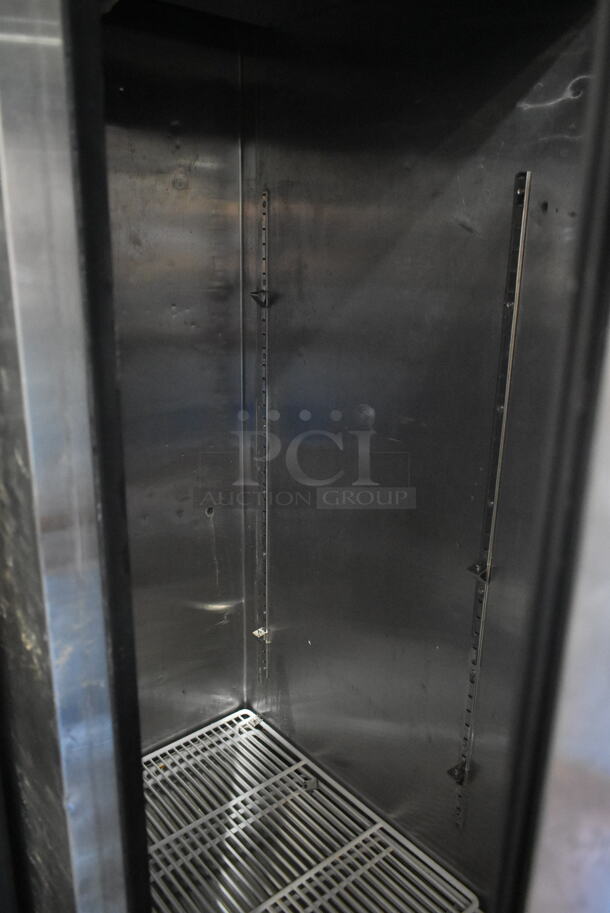 2014 Atosa MBF8501 Stainless Steel Commercial Single Door Reach In Cooler on Commercial Casters. 115 Volts, 1 Phase. Tested and Powers On But Does Not Get Cold - Image 7 of 7