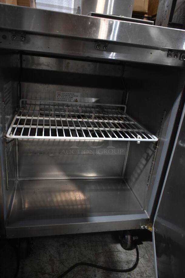 Avantco 178SSUC27FHC Stainless Steel Commercial Single Door Undercounter Freezer on Commercial Casters. 115 Volts, 1 Phase. Tested and Working!
 - Image 5 of 6