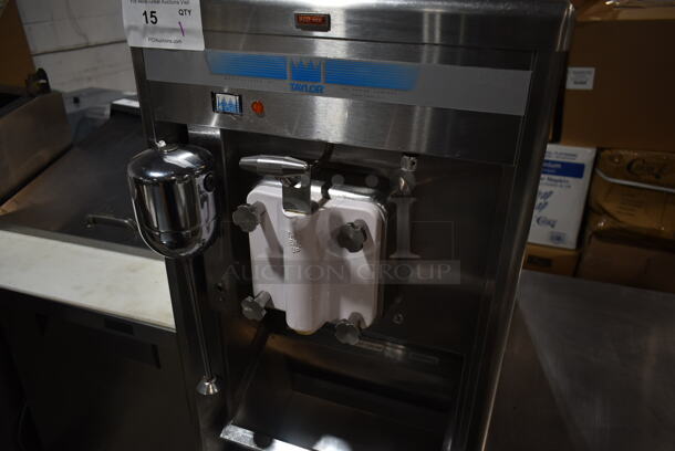 2014 Taylor 441-27 Stainless Steel Commercial Floor Style Air Cooled Single Flavor Soft Serve Ice Cream Machine on Commercial Casters. 208-230 Volts, 1 Phase. - Image 2 of 8