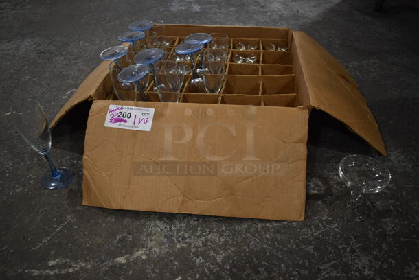 Box of Approximately 26 Glasses Including Champagne  - Image 2 of 6