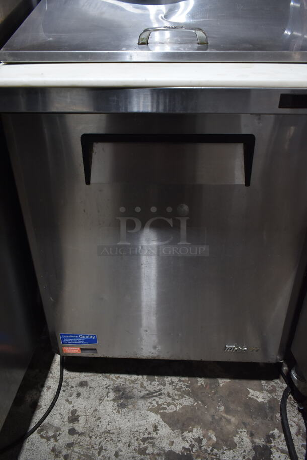 Turbo Air MST-28-12-N Stainless Steel Commercial Sandwich Salad Prep Table Bain Marie Mega Top on Commercial Casters. 115 Volts, 1 Phase. Tested and Working! - Image 4 of 7