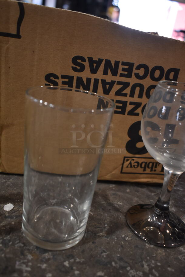 Box of Various Beverage Glasses - Image 5 of 7