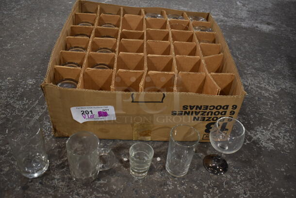 Box of Various Beverage Glasses - Image 7 of 7
