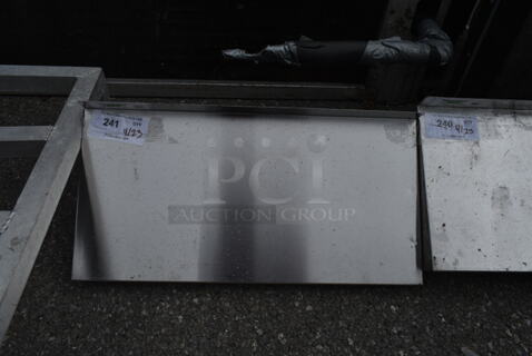 Regency 600WS1224 Stainless Steel Wall Mount Shelf. 