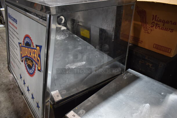 2016 Leader HDL48S/C Stainless Steel Commercial Floor Style Deli Display Case Merchandiser. 115 Volts, 1 Phase. Tested and Powers On But Does Not Get Cold
 - Image 3 of 8