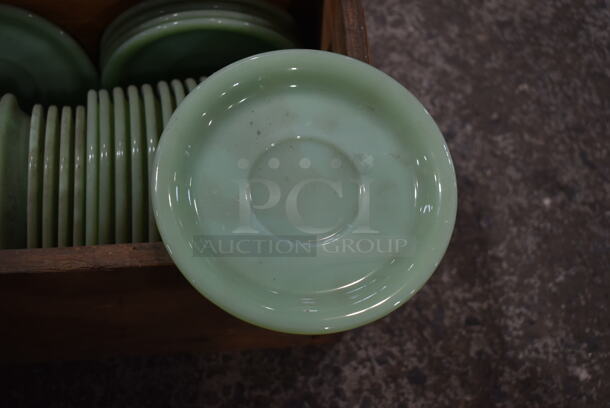 Box of 55 Green Ceramic Saucers - Image 5 of 5