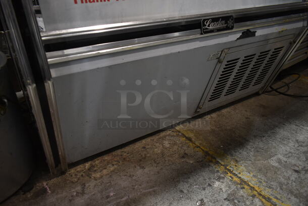 2016 Leader HDL48S/C Stainless Steel Commercial Floor Style Deli Display Case Merchandiser. 115 Volts, 1 Phase. Tested and Powers On But Does Not Get Cold
 - Image 5 of 8