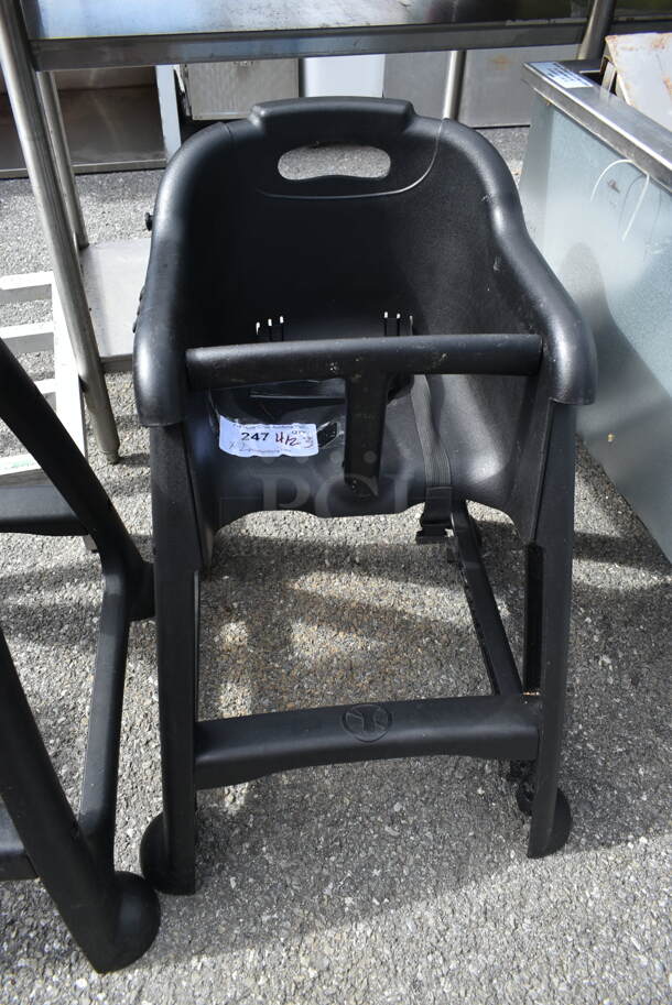 2 Black Poly High Chairs. 2 Times Your Bid! - Image 3 of 7
