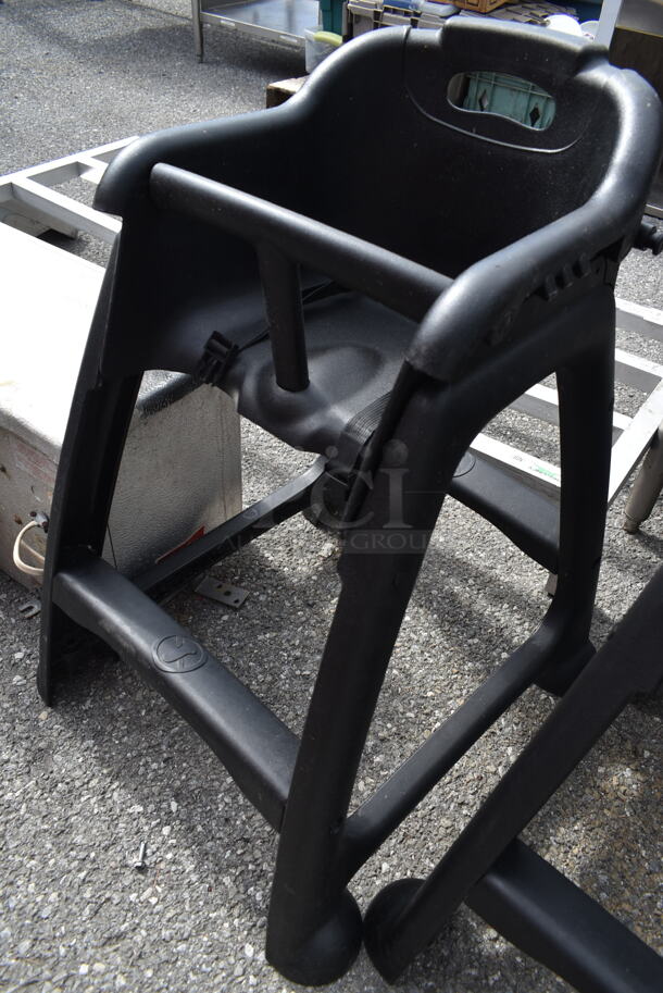 2 Black Poly High Chairs. 2 Times Your Bid! - Image 5 of 7