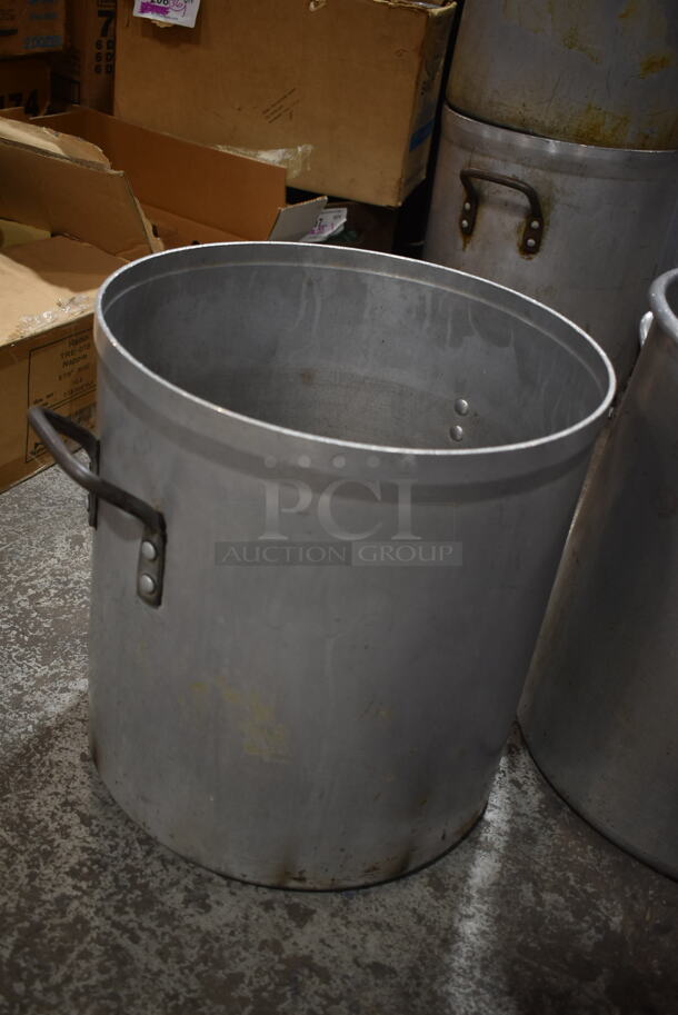 2 Metal Stock Pots. 2 Times Your Bid! - Image 2 of 4