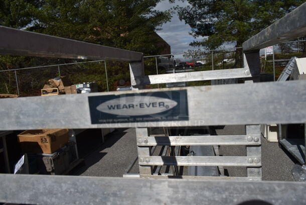 Metal Commercial Pan Transport Rack on Commercial Casters.  - Image 3 of 4