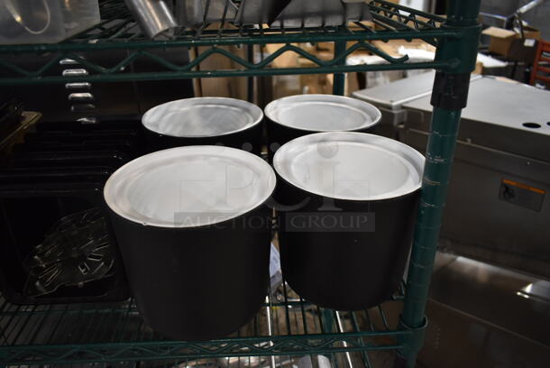 ALL ONE MONEY! TIER LOT of Various Items Including Poly Drop In Bins and Round Cylindrical Insulated Bins - Image 4 of 4
