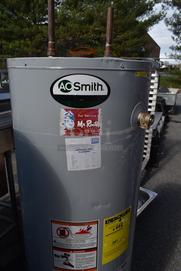 AO Smith GCV 50 301 Metal Commercial Propane Gas Powered Water Heater. 37,000 BTU.  - Image 4 of 5