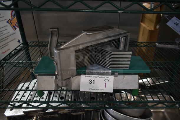 Garde Metal Commercial Countertop Tomato Slicer.  - Image 1 of 4