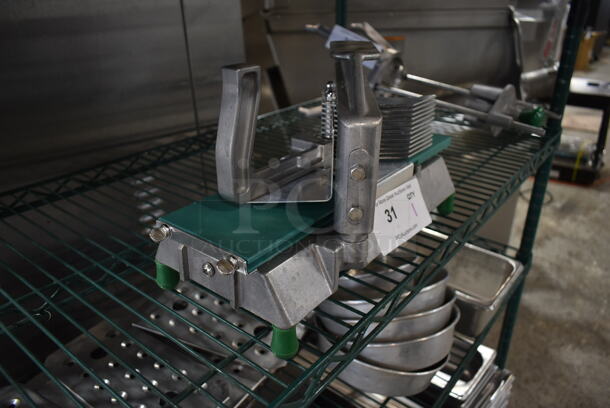 Garde Metal Commercial Countertop Tomato Slicer.  - Image 3 of 4