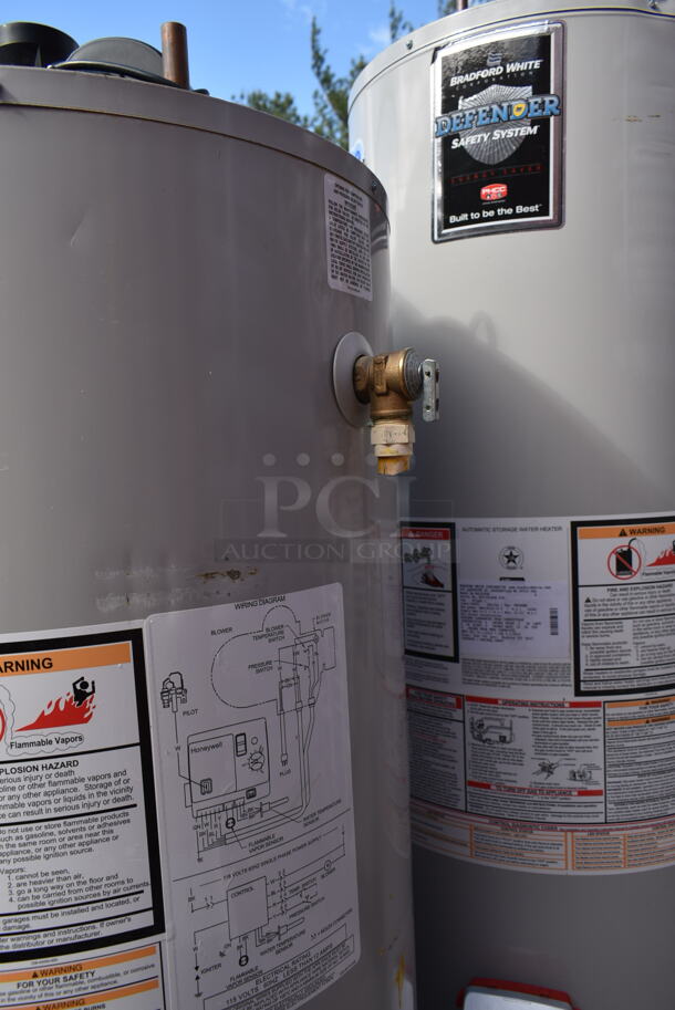 Bradford White M1TW50S6FBN Metal Commercial Natural Gas Powered Water Heater. 40,000 BTU.  - Image 5 of 6