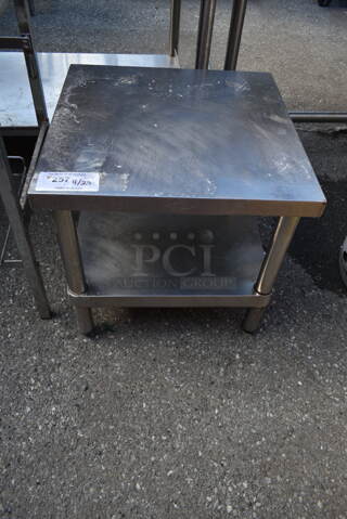 Stainless Steel Commercial Equipment Stand w/ Under Shelf. 