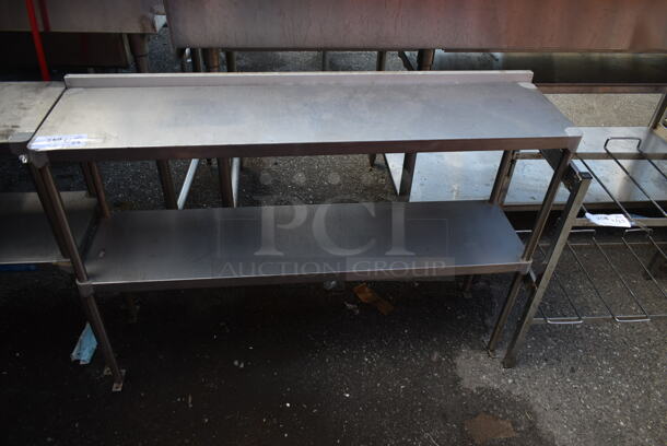 Stainless Steel Commercial 2 Tier Over Shelf.  - Image 1 of 2