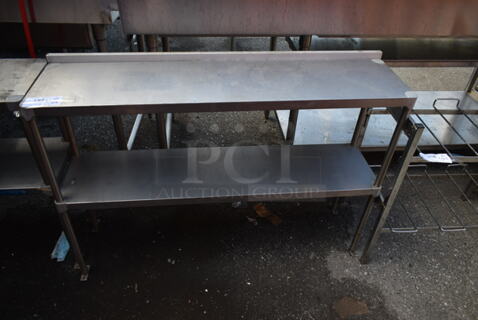 Stainless Steel Commercial 2 Tier Over Shelf. 