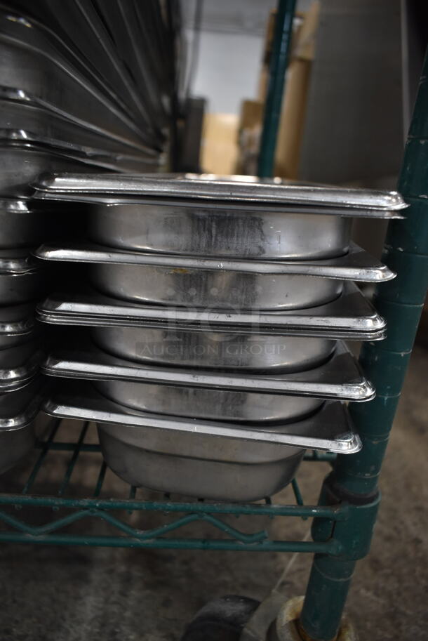 27 Stainless Steel 1/2 Long Size Drop In Bins. 27 Times Your Bid! - Image 4 of 4