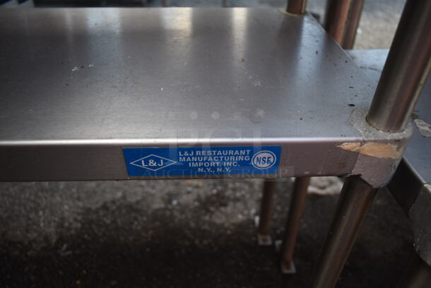 Stainless Steel Commercial 2 Tier Over Shelf.  - Image 3 of 3