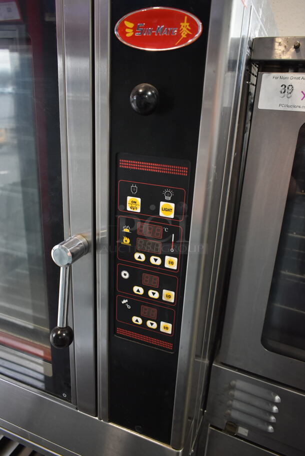 2018 Sun-Mate SCVE-6C-ST Stainless Steel Commercial Natural Gas Powered Convection Oven on Pan Rack w/ Commercial Casters. 110 Volts, 1 Phase. - Image 5 of 9
