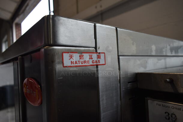 2018 Sun-Mate SCVE-6C-ST Stainless Steel Commercial Natural Gas Powered Convection Oven on Pan Rack w/ Commercial Casters. 110 Volts, 1 Phase. - Image 8 of 9