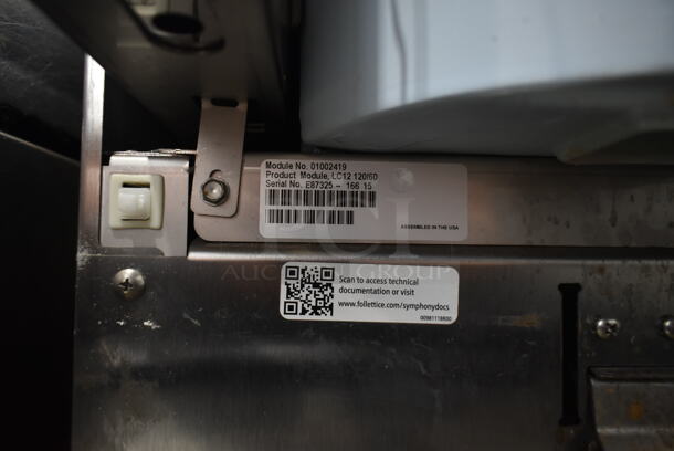 Follett 12CI425A Symphony Plus Stainless Steel Commercial Countertop Ice Machine w/ Ice and Water Dispenser. 115 Volts, 1 Phase.  - Image 5 of 8