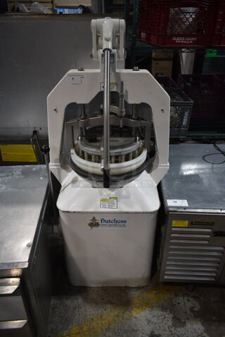 Dutchess JN-7 Metal Commercial Floor Style Dough Divider w/ 1 Tray. 208/240 Volts, 3 Phase. 