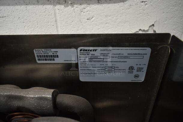 Follett 12CI425A Symphony Plus Stainless Steel Commercial Countertop Ice Machine w/ Ice and Water Dispenser. 115 Volts, 1 Phase.  - Image 7 of 8