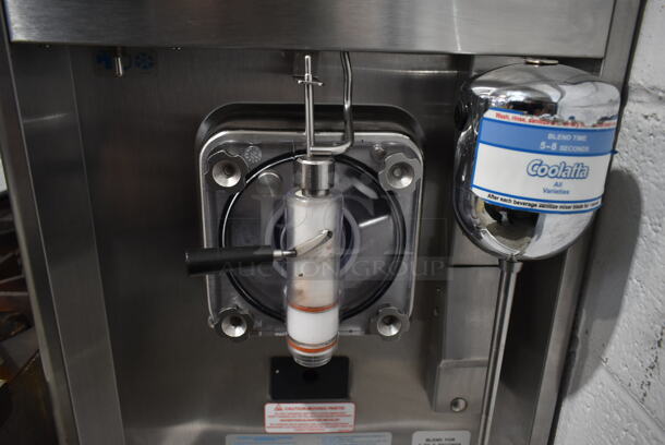 2016 Taylor 340D-27 Stainless Steel Commercial Countertop Air Cooled Single Flavor Frozen Beverage Slushie Machine w/ Drink Mixing Attachment. 208-230 Volts, 1 Phase. - Image 6 of 7