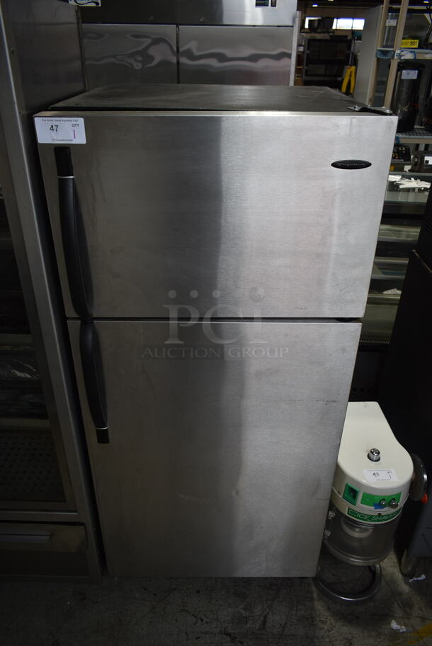 Frigidaire FRT18P6BSB0 Stainless Steel Cooler Freezer Combo Unit. 115 Volts, 1 Phase. Tested and Powers On But Does Not Get Cold
 - Image 1 of 9