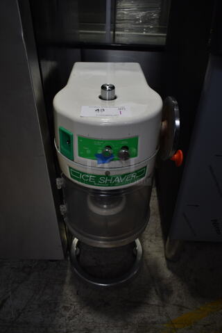 Hatsuyuki HF-500E Metal Commercial Countertop Ice Shaver. 115 Volts, 1 Phase. Tested and Working!