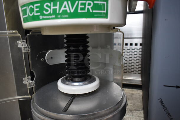 Hatsuyuki HF-500E Metal Commercial Countertop Ice Shaver. 115 Volts, 1 Phase. Tested and Working! - Image 6 of 8